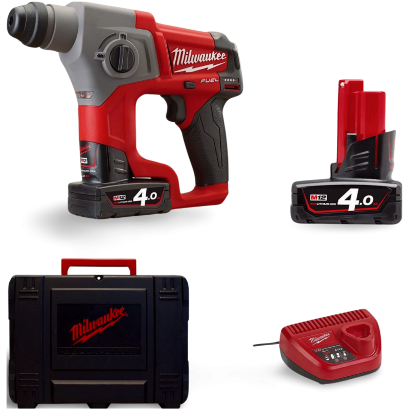 Cordless rotary hammer Milwaukee M12 CH 