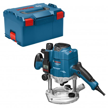 Elektrinė vertikali freza Bosch GOF 1250 LCE, 1250 W + lagaminas