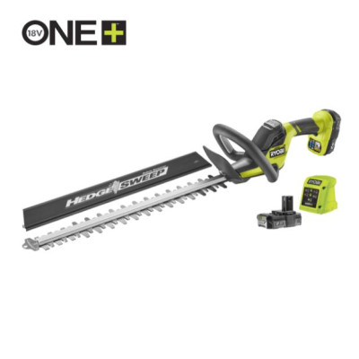 Ryobi akumuliatorinė gyvatvorių žirklės RY18HT45A-120, 45cm, 18V (su akomuliatoriumi ir įkrovikliu)