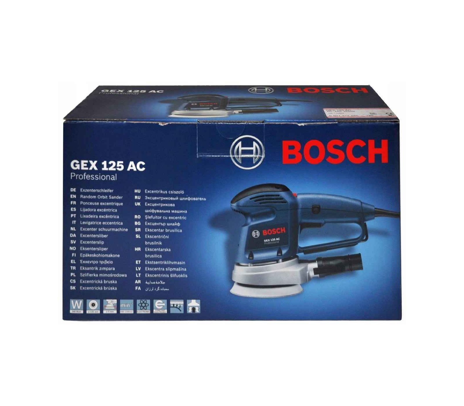 Bosch sander W 125 orbit 125 Random 340 mm, GEX AC,