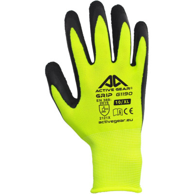 Gloves coated with latex Active GRIP 8/M