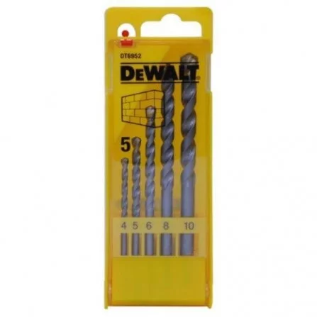 Dewalt mūro grąžtų rinkinys DT6952, 4 - 10 mm, 5 vnt