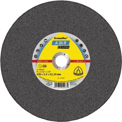 Pjovimo diskas klingspor tiesus 180 x 2.5 x 22.23 mm