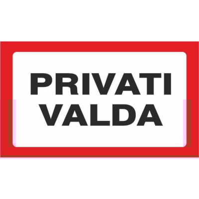Lipdukas privati valda 170x100mm