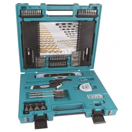 Grąžtų ir sukimo antgalių rinkinys Makita D-31778, 104 vnt.