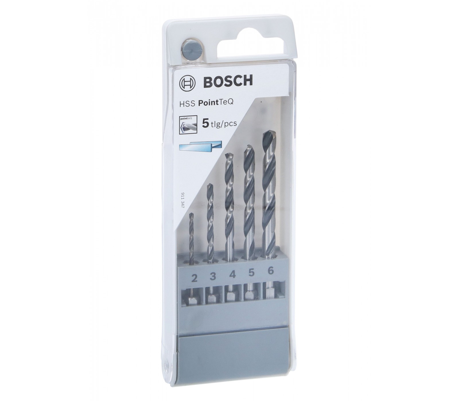 Spiral drill bit set Bosch HSS PointTeQ 